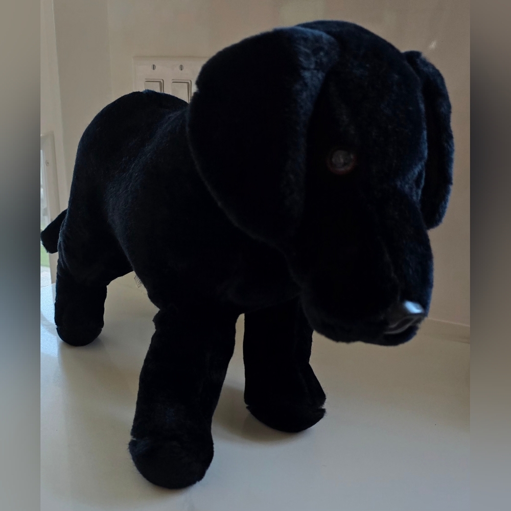 Vintage Mary Meyer Black Labrador‎ Plush Stuffed Dog
